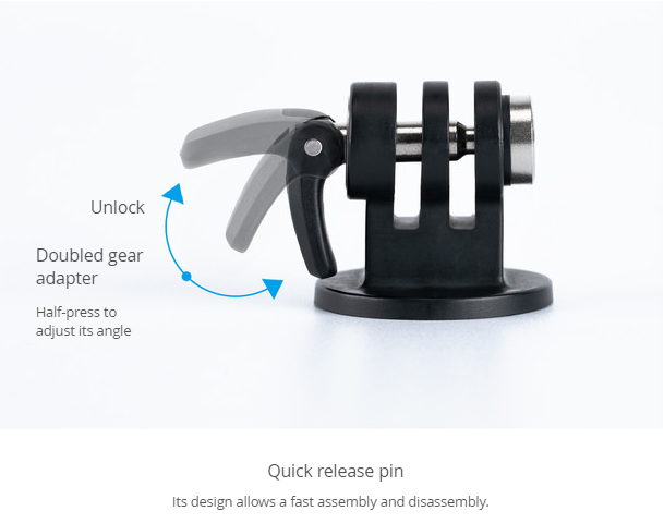 PGYTECH Universal Mount Action Kamera auf 1/4