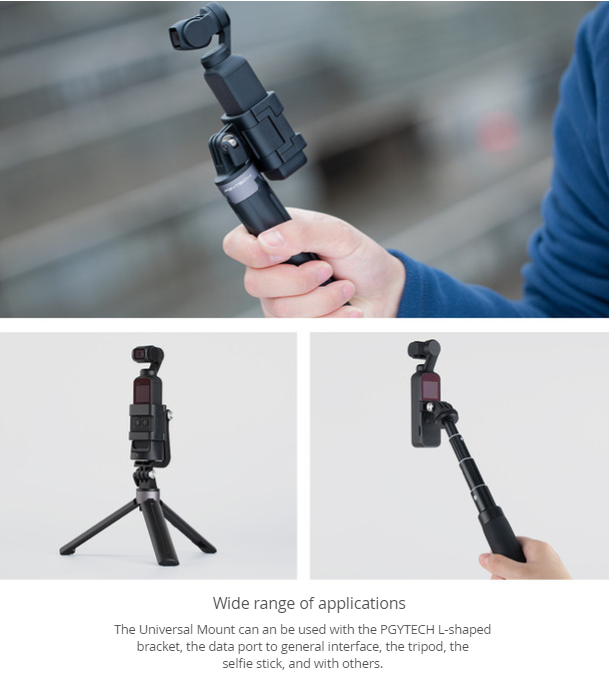 PGYTECH Universal Mount Action Kamera auf 1/4