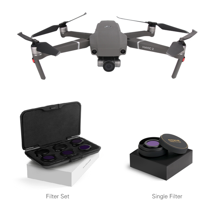 50CAL DJI Mavic 2 Zoom ND-Filtersatz ND4-8-16