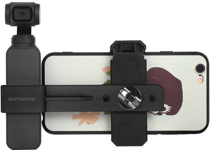 50CAL Osmo Pocket Selfie Stick mit Telefonhalter und Stativ [Teleskop]