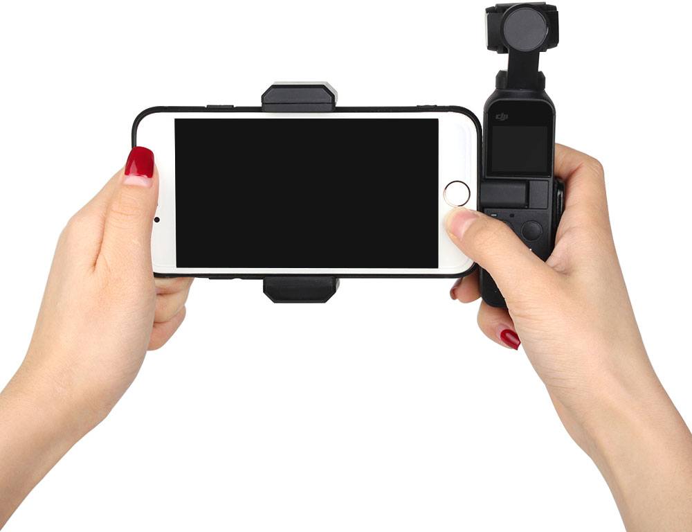 50CAL Osmo Pocket Selfie Stick with phone holder and tripod [telescopic]