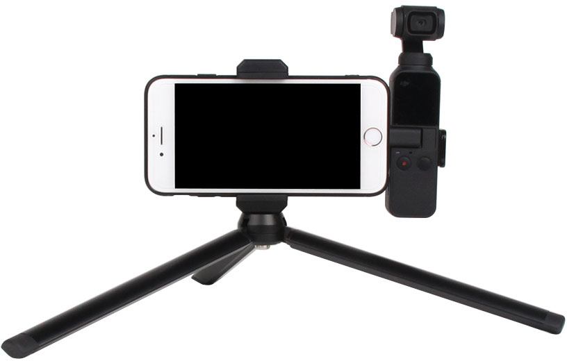 50CAL Osmo Pocket Selfie Stick with phone holder and tripod [telescopic]