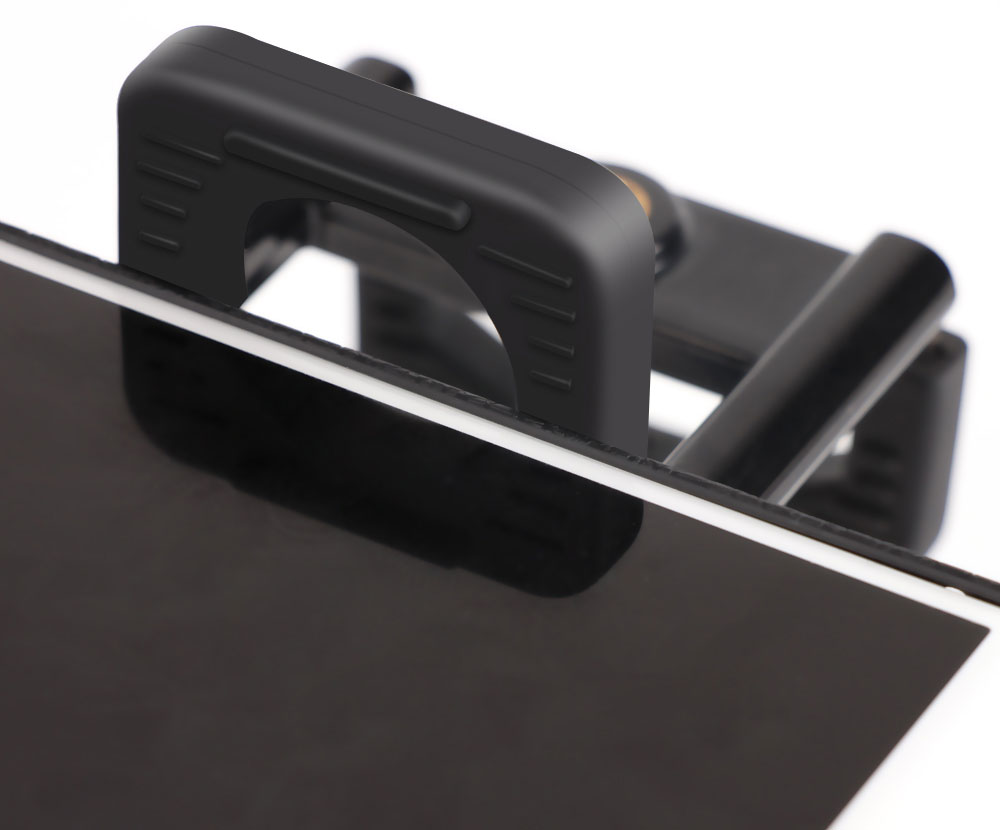50CAL aluminium verstelbare schermhouder voor tablet / telefoon met ABS klem