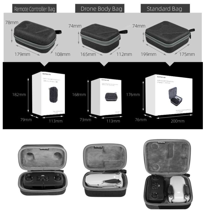 50CAL DJI Mavic Mini beschermende hard case voor drone & zender