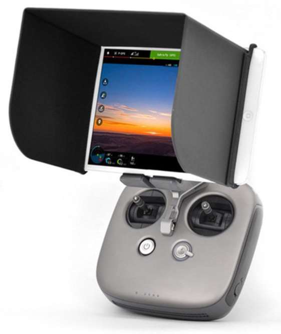PGYTECH monitor hood zonnekap voor telefoons / tablets - 111 mm