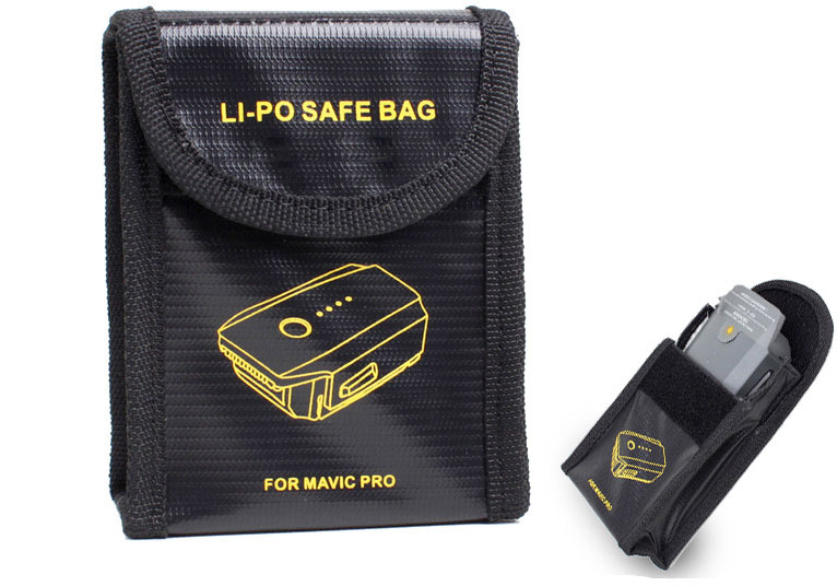 50CAL DJI Mavic Pro / Platinum LiPo battery accu safety bag (1 battery)