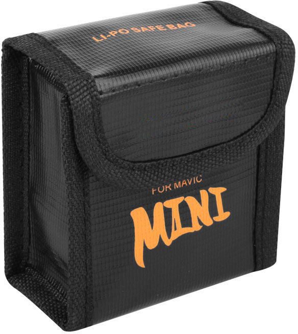50CAL DJI Mini (1&2) Medium LiPo accu battery safety bag (2 batteries)