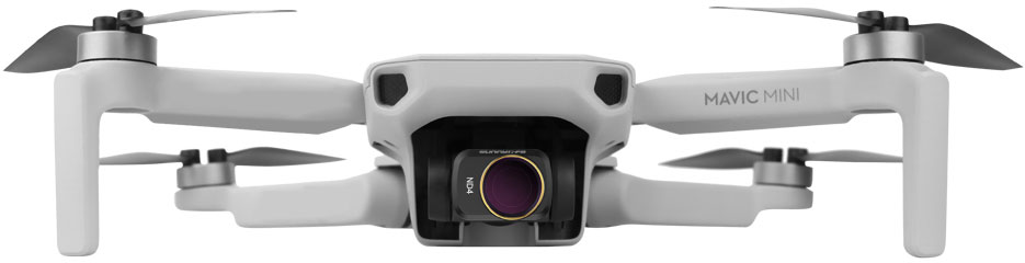 50CAL DJI Mini (1&2) ND4/PL drone camera lens filters (2 f-stops)