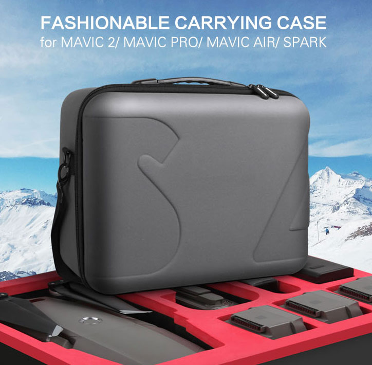 50CAL DJI Mavic 2 large (13 liter) EVA hardcase case with shoulder strap