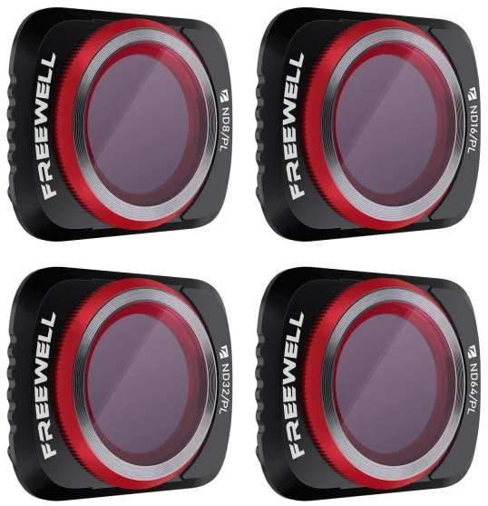 Freewell DJI Mavic Air 2 Bright Day filterset ND/PL8-16-32-64 (4 stuks)