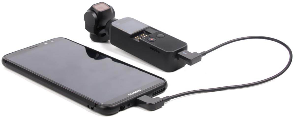 50CAL OTG cable 30cm USB-C >> USB-C (Android) power / data / video (including Mavic Air 2)