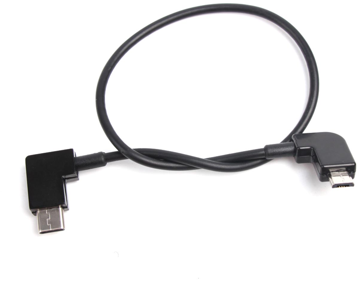 50CAL OTG-Kabel 30cm USB-C >> Micro-USB (Android)