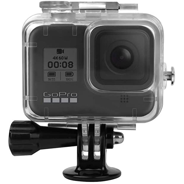 50CAL GoPro Hero 8 60m wasserdichtes Unterwassergehäuse + Filter (3 Stück)