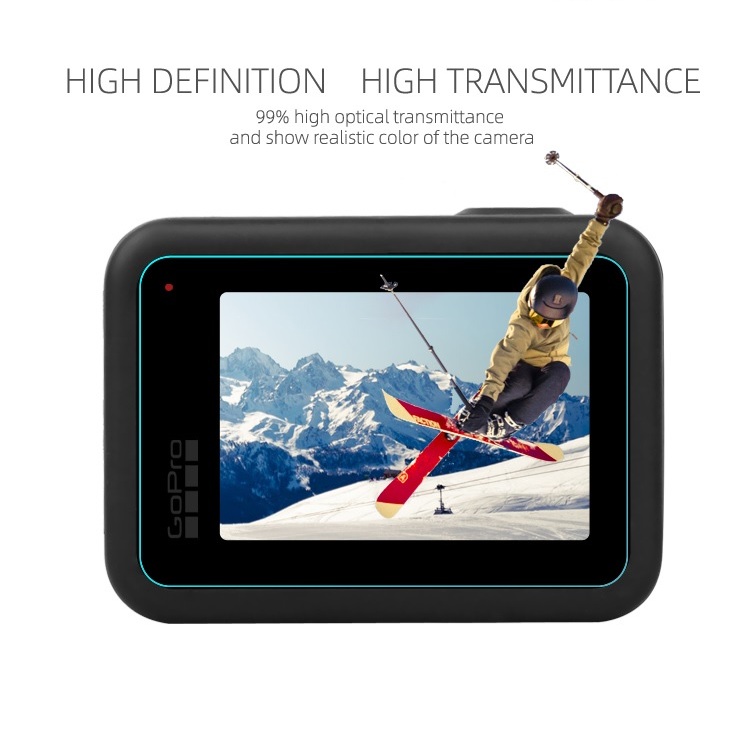 50CAL GoPro Hero 8 screen protector tempered glass (2 + 2 + 2)