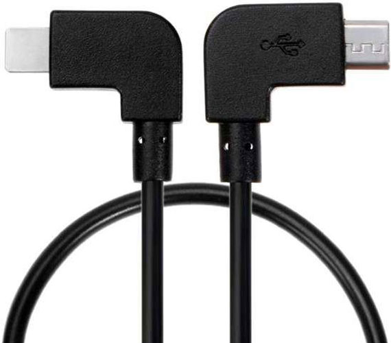50CAL OTG cable 30cm micro USB >> Lightning (Apple)