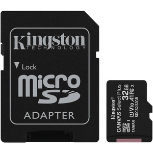 Fast Kingston 32GB microSD card [70MB / s writing] incl SD adapter