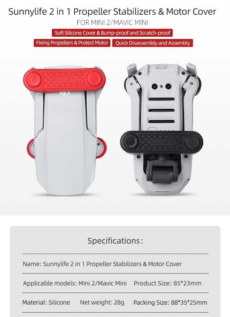 50CAL DJI Mini 2 Propeller Stabilizers & Motor Covers (2 stuks) kopen