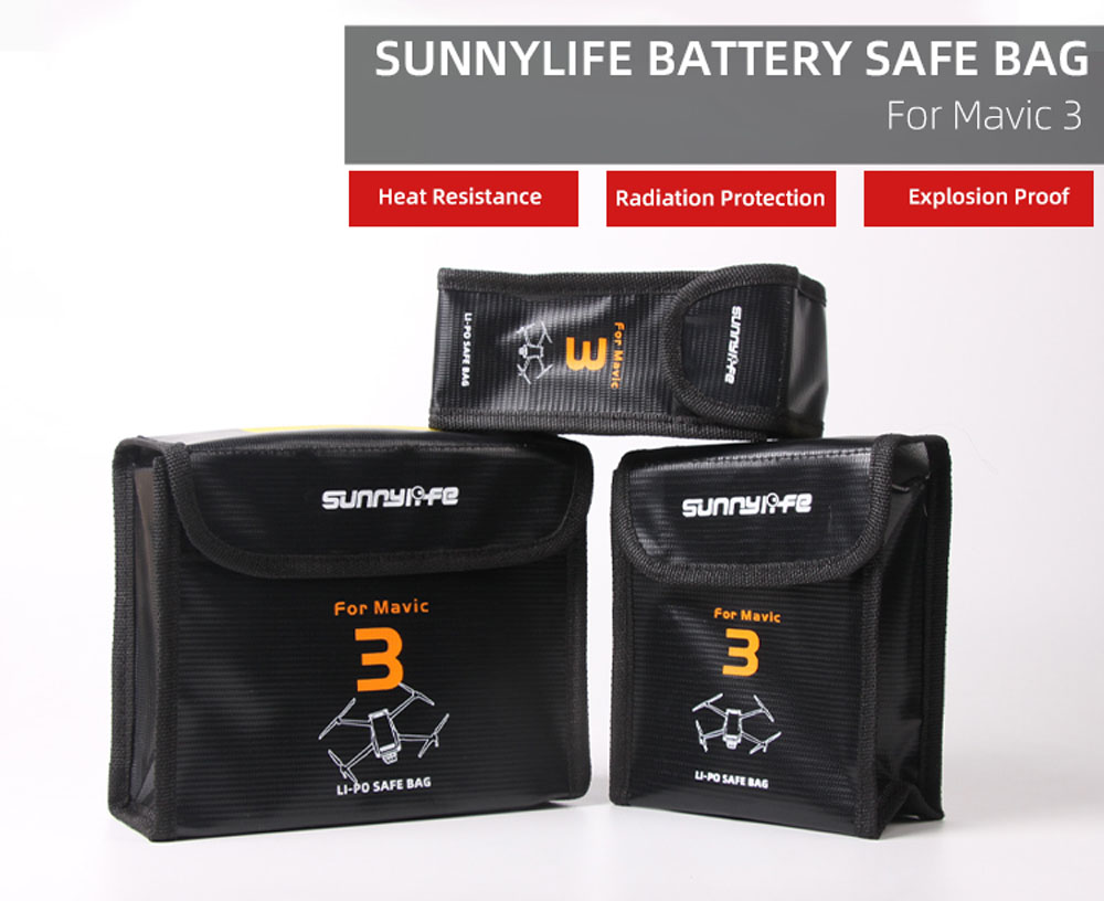 SunnyLIFE DJI Mini 4 Pro Mini 3 (Pro) Akku Tasche Battery Bag