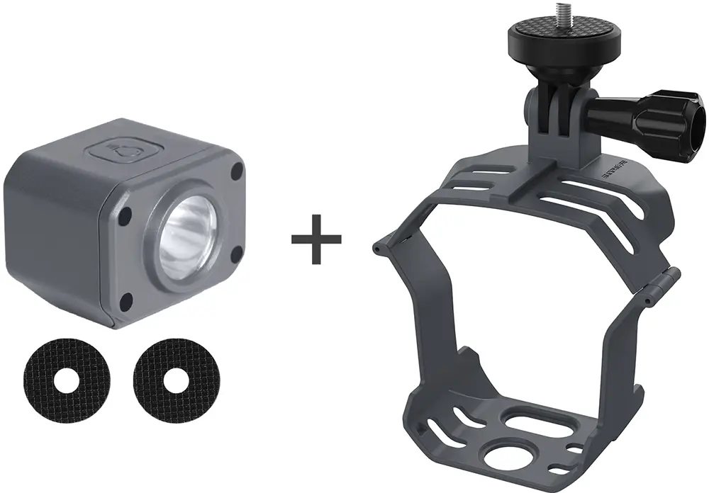 TELESIN Universele stuurbuisklem voor sportcamera's (aluminium TELESIN Universele stuurbuisklem voor sportcamera's (aluminium