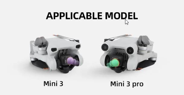 50CAL Mini 3 pro verstelbare lensfilter NDPL 32