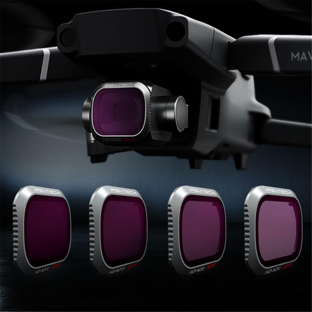 PGYTECH DJI Mavic 2 Pro filtert ND / PL 8-16-32-64