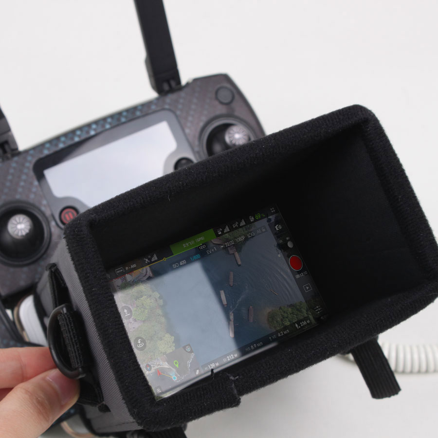 50CAL Smartphone monitor hood surround zonnescherm (5,5" / 139mm)
