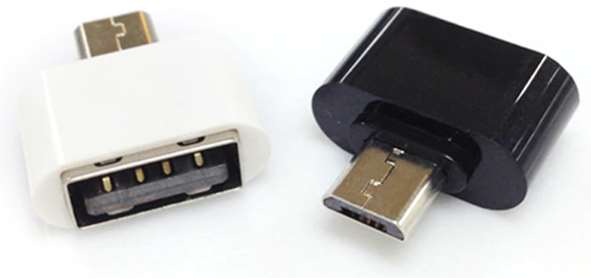 50CAL OTG adapter Micro-USB-B naar USB-A female (zwart)