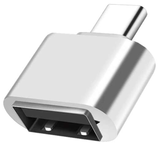 50CAL OTG adapter USB C naar USB-A female (wit)