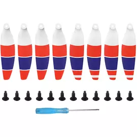 50CAL DJI Mini 2 propellors (red/white/blue, 2 pair)