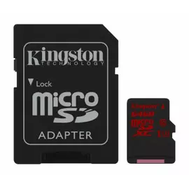Schnelle Kingston 64 GB microSD-Karte [70 MB / s Schreiben] inkl. SD-Adapter