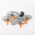 50CAL Landing Gear Extensions – Elevated Support Leg Accessories for DJI Neo FPV Drone (Gray)
