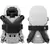 50CAL DJI Mini (1&2) Silikon-Propellerhalter (Schwarz) [Zweite Chance]