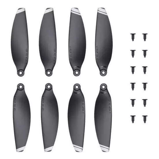 50CAL DJI Mavic Mini Propeller 4726F geräuscharm (2 Paar, silberne Spitzen)