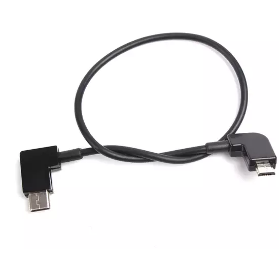 50CAL OTG Kabel 30cm USB-C >> Micro-USB (Android)