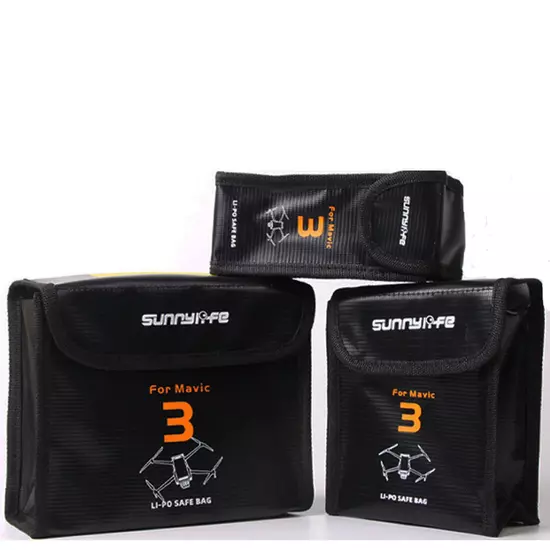 50CAL Lipo veilige tas voor Mavic 3 (voor 2 batterijen)