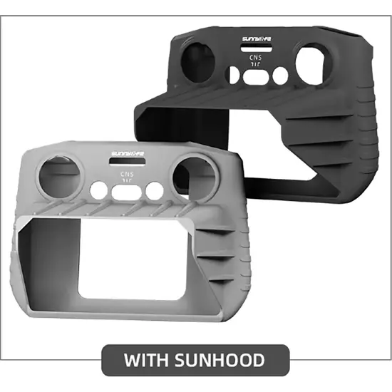50CAL Mini 3 Pro RC Silikon-Schutzhülle mit Sonnenblende (Schwarz)