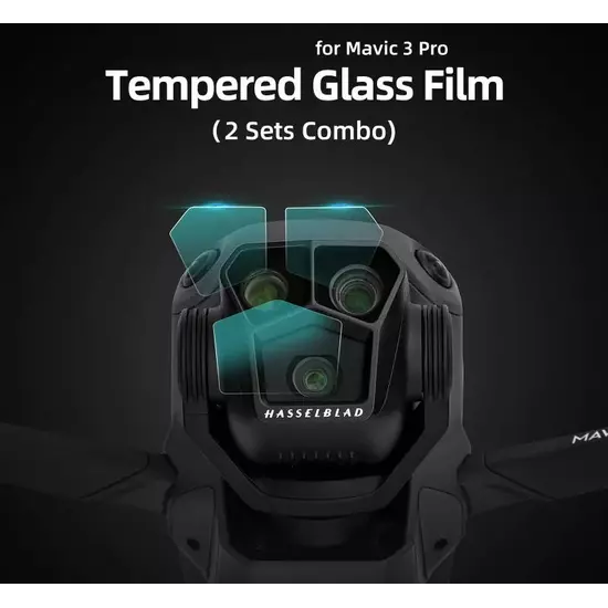 50CAL Tempered Glass Film Combo for Mavic 3 pro (2 Sets Comb