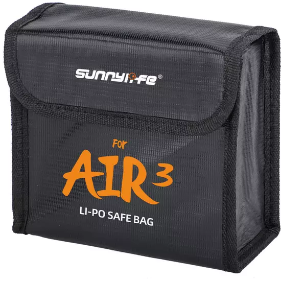 50CAL Li-Po Batterijen Veiligheidszak (3 accu's) voor DJI Air 3