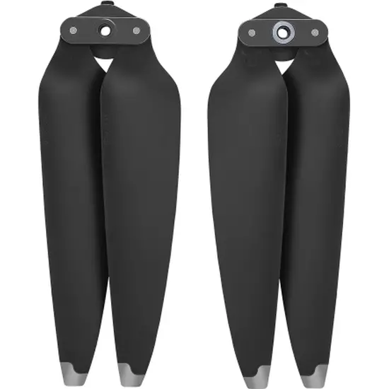 50CAL Low-Noise Drone Propellers Silver Tip for DJI Air 3 (1 Pair / 2 Propellers)