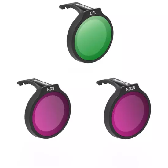 50CAL Camera Lens Filter Set (3 stuks) ND8, ND16, CPL for DJI Neo FPV Drone