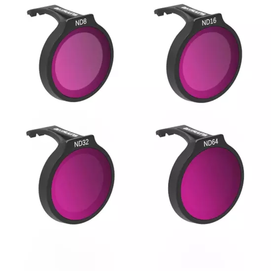 50CAL Camera Lens Filter Set (4 pcs) ND8, ND16, ND32, ND64 for DJI Neo FPV Drone