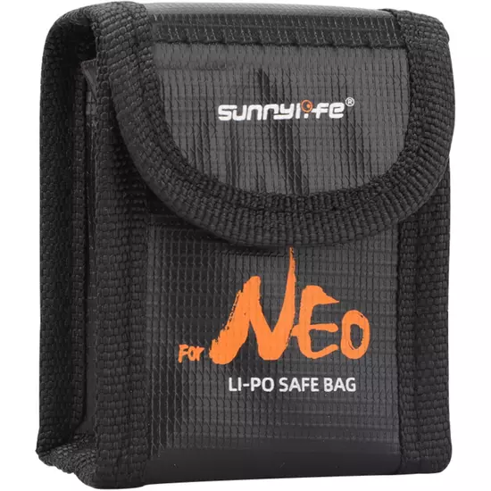 50CAL LiPo Safe Bag – Explosion-Proof Protective Bag for 2 DJI Neo FPV Drone Batteries