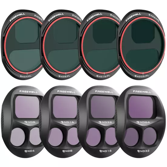 Freewell Split Filters All Day 8-delige Set voor DJI Mavic 4 Pro drone