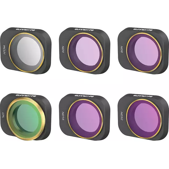 50CAL DJI Mini 3 Pro 6-Mix-Objektivfilterset MCUV+CPL+ND4/8/16/32 [Zweite Chance]
