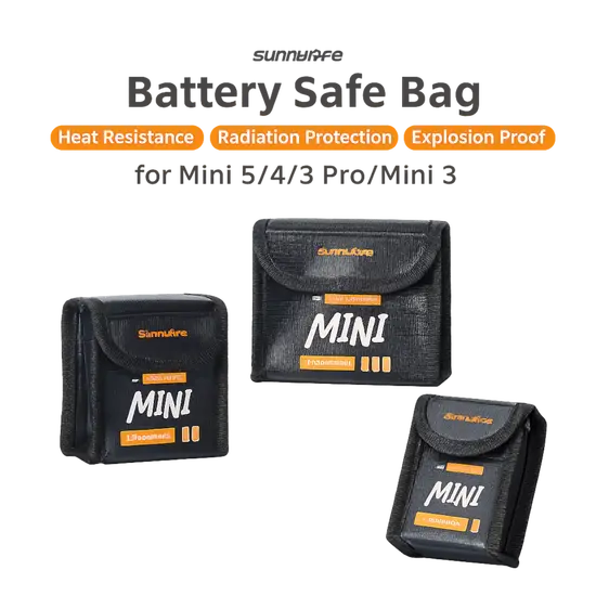 50CAL-Batterijhouder voor DJI Mini 5/4/3 Pro (3 Batterijen)